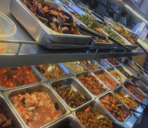 fast rice dishes at Ee Beng Vegetarian Food 毅明素食 in Penang