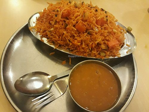 Vegetable Biryani at Woodlands Vegetarian Restaurant - Georgetown in Penang