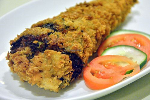 Veggie fish relleno at Greens in Quezon City