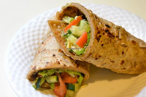 Veggies wrap at Greens in Quezon City