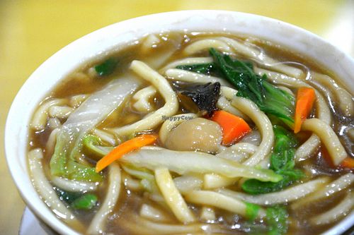 Lomi at New Quan Yin Chay Vegetarian Food Garden in Metro Manila