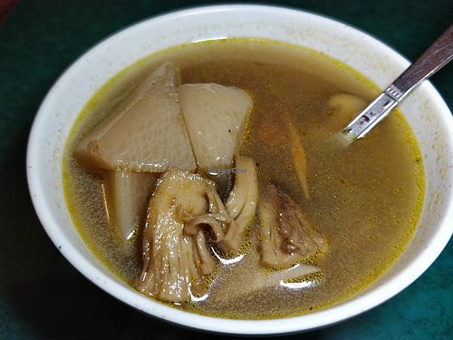 Soup at Ci Yan Vegetarian Health Food in Central Singapore