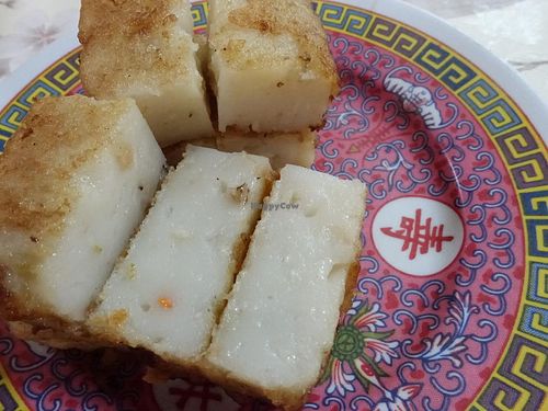fried carrot cake at Happy Realm Vegetarian in Central Singapore