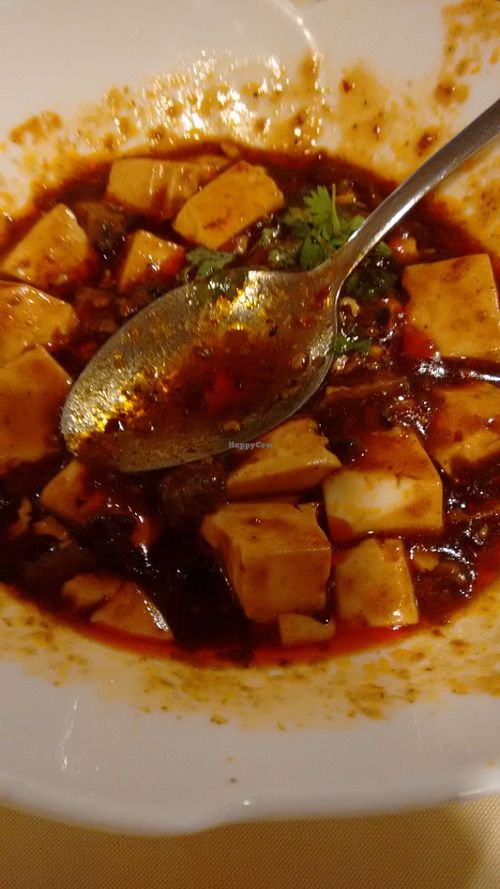 Spicy beancurd hotpot at Classic Lao Di Fang Vegetarian Restaurant in Central Singapore