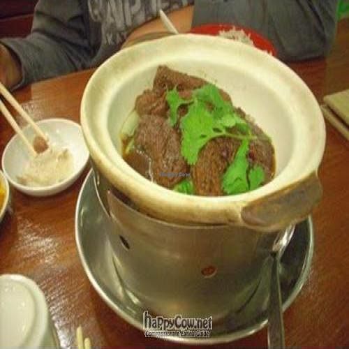 Hakka Zeoardary Beancurd Hot Pot 客家沙姜霸皇煲 @ S$10.80+
 at Classic Lao Di Fang Vegetarian Restaurant in Central Singapore