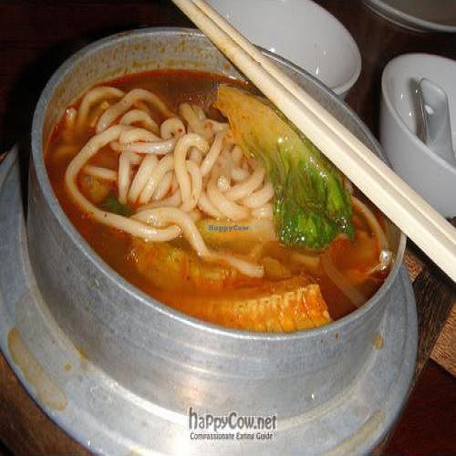 Spicy Soup Noodle @ SGD$5.50+ at Classic Lao Di Fang Vegetarian Restaurant in Central Singapore