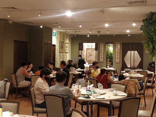 Restaurant interior at Ling Zhi Restaurant 灵芝 - Orchard in Central Singapore