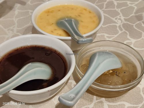 3 kinds of dessert at Ling Zhi Restaurant 灵芝 - Orchard in Central Singapore