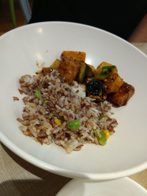 Cold.dish and rice at  Ling Zhi Restaurant 灵芝 - Novena in Central Singapore