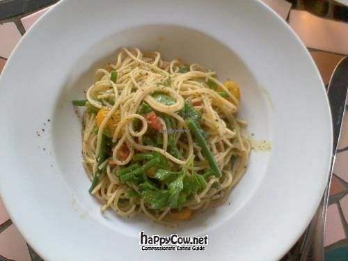 Pasta (made vegan on request) at Original Sin in Central Singapore