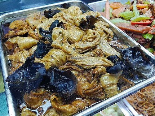Black fungus and bean stick at Su Shi Piao Xiang 素食飘香 - Fortune Centre in Central Singapore