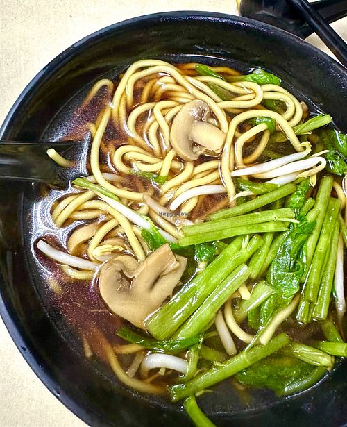 Vegetarian prawn mee 👍🏻   at Su Shi Piao Xiang 素食飘香 - Fortune Centre in Central Singapore