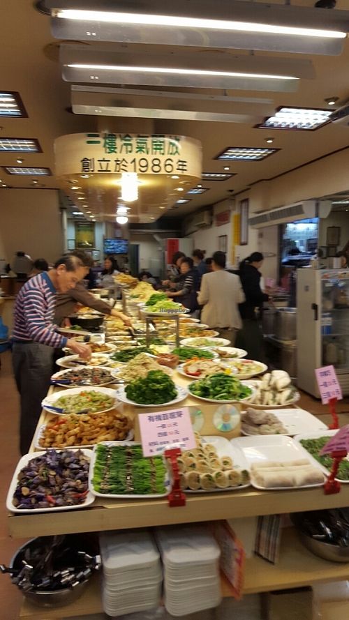 Vegetarian Spread at Sān Lái SùShí - Sun Like in Taipei