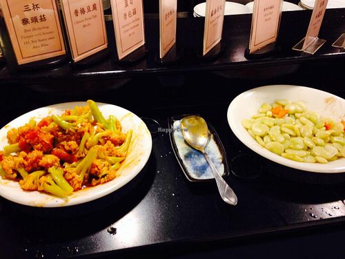 Signage for hot foods at Spring - Heping East Road in Taipei