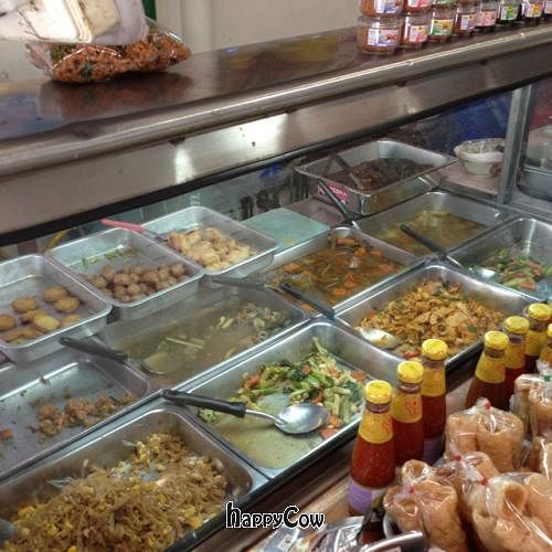 lunch set at Youta Jay Vegetarian Food in Ayutthaya