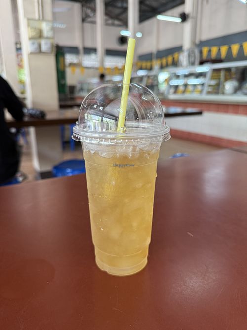 Longan juice  at Chamlong's / The Vegetarian Society Chatuchak in Bangkok