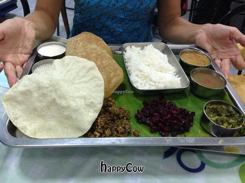 south indian thali - 150 baht at Chennai Kitchen in Bangkok