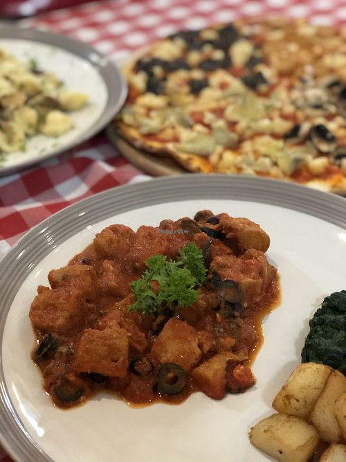 Awesome vegan options at Govinda Italian Restaurant & Pizzeria in Bangkok