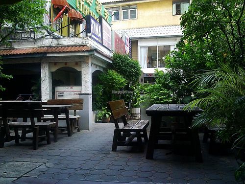 Outside at Govinda Italian Restaurant & Pizzeria in Bangkok