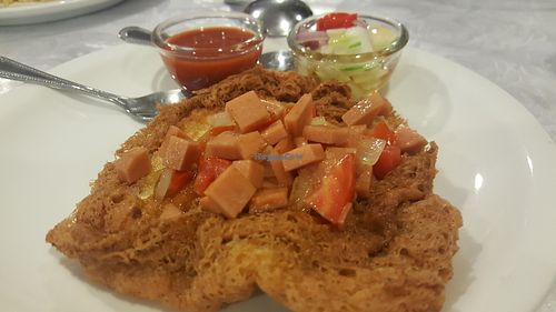 Fried Egg at The Vegetarian Cottage in Bangkok