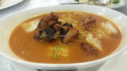 Gang Som at The Vegetarian Cottage in Bangkok