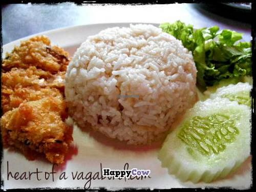 rice at Ruyi Vegetarian in Bangkok