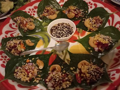 Thai dish at Aum in Chiang Mai