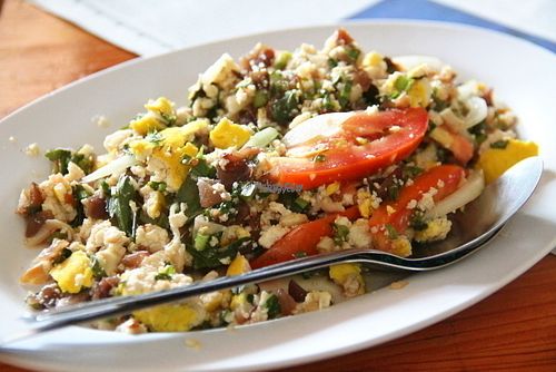 Tofu salad at Aum is one of my favourites. A good side dish for protein.  at Aum in Chiang Mai