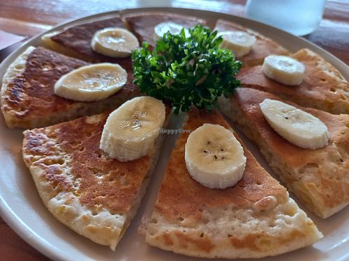 Pancake (vegan on request) at Aum in Chiang Mai