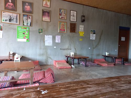 Upstairs seating at Aum in Chiang Mai