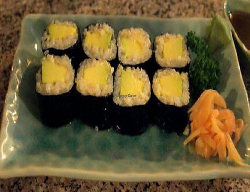 Avocado Maki at Aum in Chiang Mai
