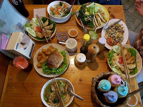 Our Christmas dinner  at Aum in Chiang Mai