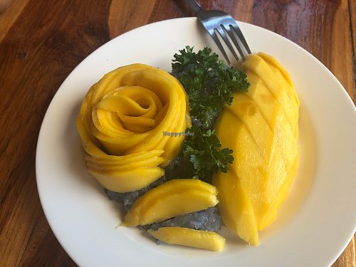 Sticky mango rice! ❤️ at Aum in Chiang Mai