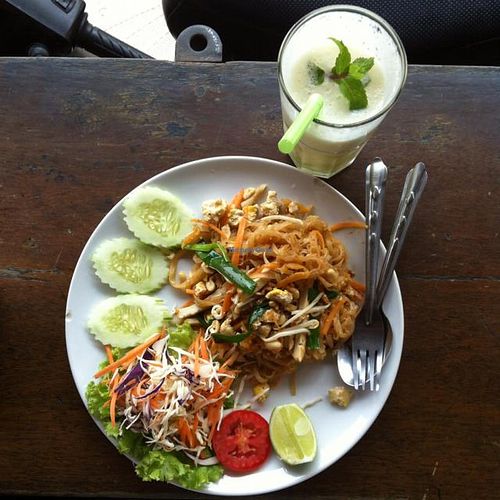 Pad thai at Aum in Chiang Mai