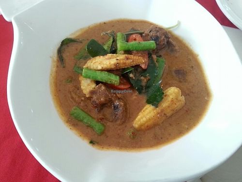 Looks and feels like meat... but its 100% vegan at Five Star J Restaurant in Pattaya