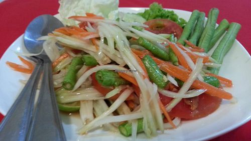 somtom at Five Star J Restaurant in Pattaya