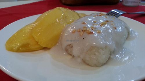 mango sticky rice at Five Star J Restaurant in Pattaya