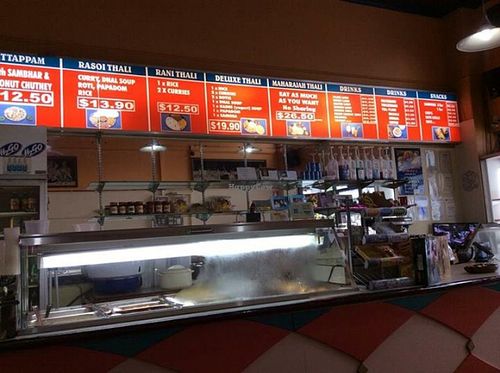 Menu
 at Rasoi Vegetarian Restaurant in Auckland