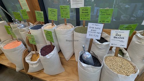 beans/pulses at Piko Wholefoods Co-operative in Christchurch
