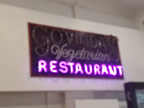 Look for the sign at Govinda's - CBD in Brisbane