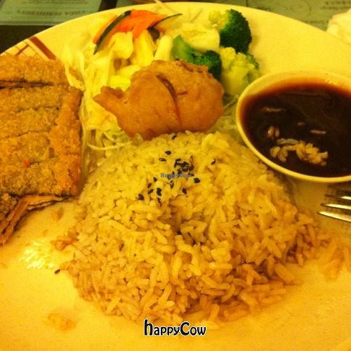 sweet and sour thing at Thea Vegetarian Tea Garden in Adelaide