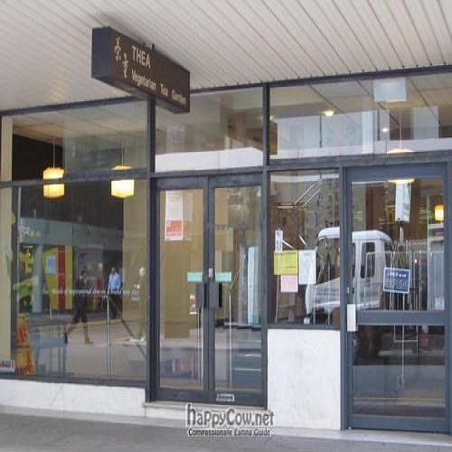 Thea Tea Shop front at Thea Vegetarian Tea Garden in Adelaide