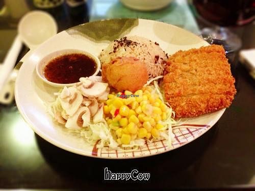 hainan chicken at Thea Vegetarian Tea Garden in Adelaide