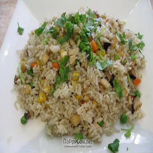 Veggie fried rice at An Lac Vegan in Cabramatta