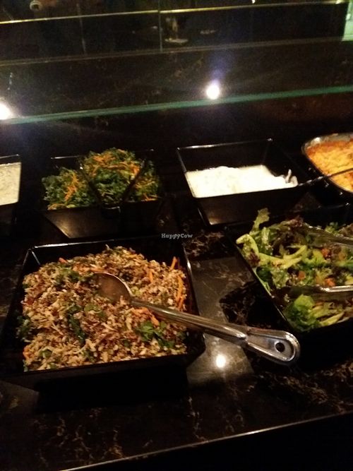 Some buffet salad dishes at Govinda's in Darlinghurst