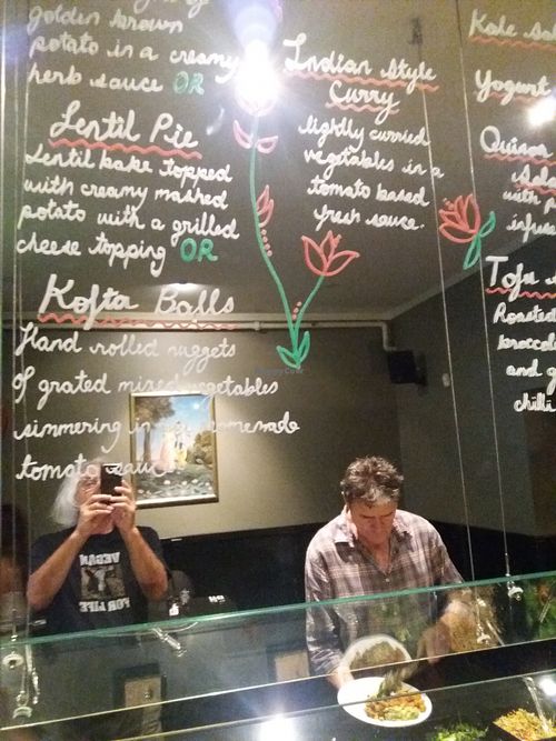 Menu at Govinda's in Darlinghurst