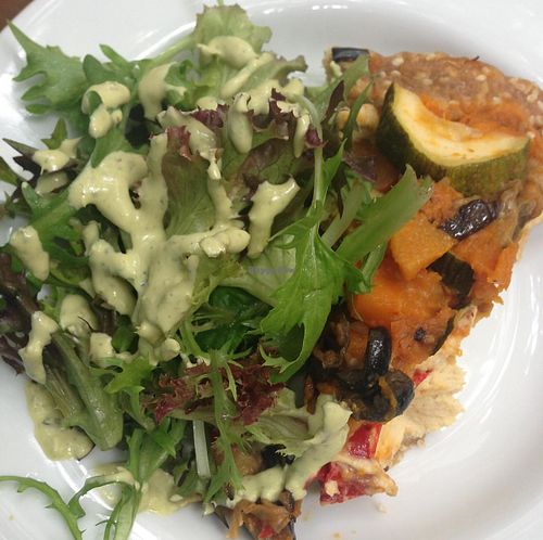 Vegan tart. at Iku Wholefood Kitchen in Glebe