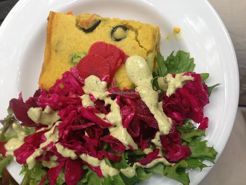 Vegan lasagne. at Iku Wholefood Kitchen in Glebe