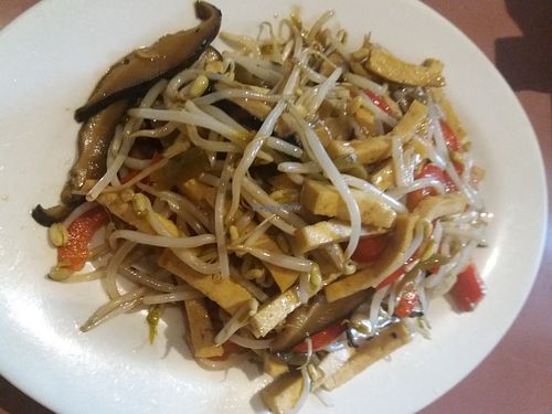 Bean sprout mix at Mother Chu's Vegetarian Kitchen in Sydney