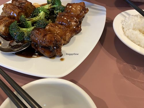 Soy sheet roulades  at Mother Chu's Vegetarian Kitchen in Sydney